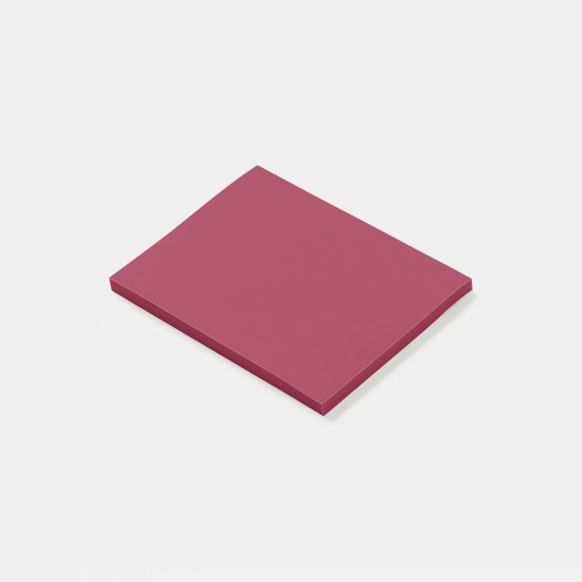 Stor dipp av rubin  (heldragen färg) post-it block (Vinklad)