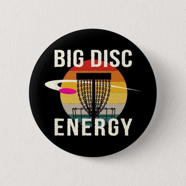 Stor Disk Energi Disc Golf Sport Disk Golfare Spor Knapp (Framsida)