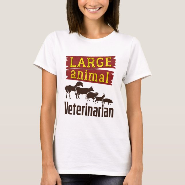 Stor djurläkare t shirt (Framsida)