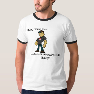 Stor Eazy Ringerutslagsplats T-shirt
