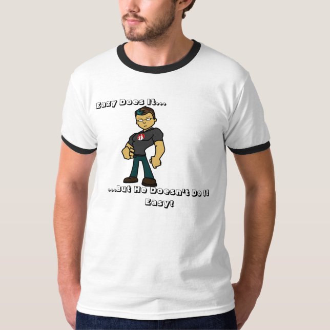 Stor Eazy Ringerutslagsplats T-shirt (Framsida)