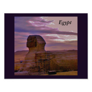 Stor egyptisk sfinkx fototryck