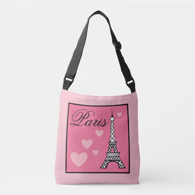 Stor Eiffeltornet Paris Toteväska Axelväska (Framsida)