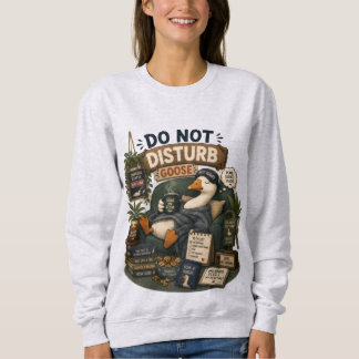 Stör Ej Gås Fred Tysthet Snacks Roligt T Shirt