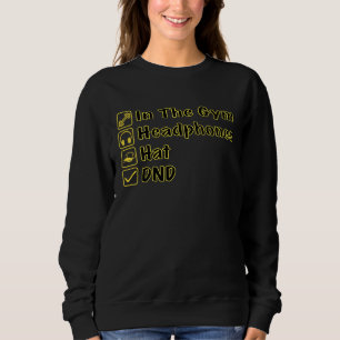 Stör Ej Hörlurar På Rolig Gympump Omslag T Shirt