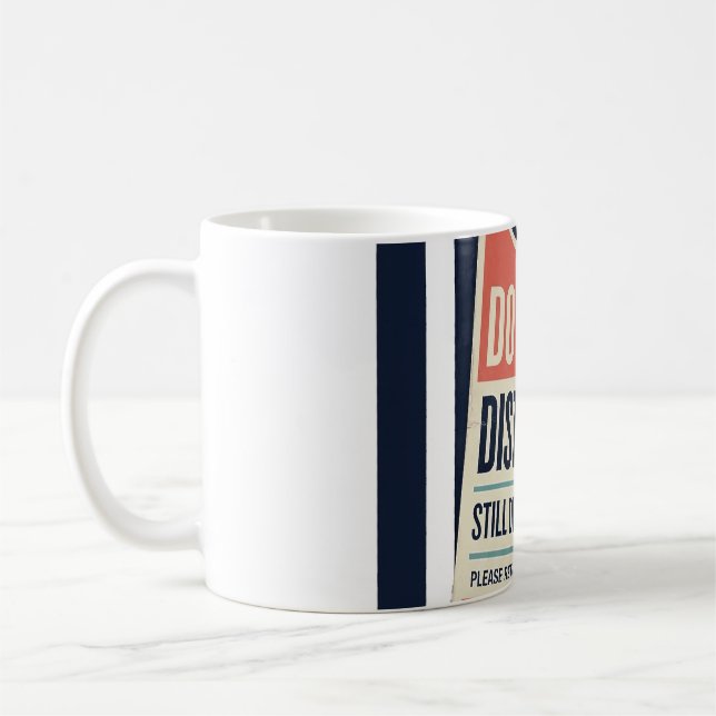 Stör Ej Midnatt Motell Kaffe Mugg (Vänster)