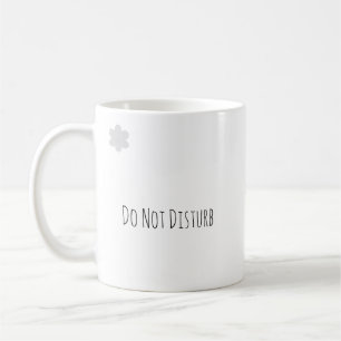 Stör Ej Mugg, Rolig Introvert Kaffe Kaffemugg