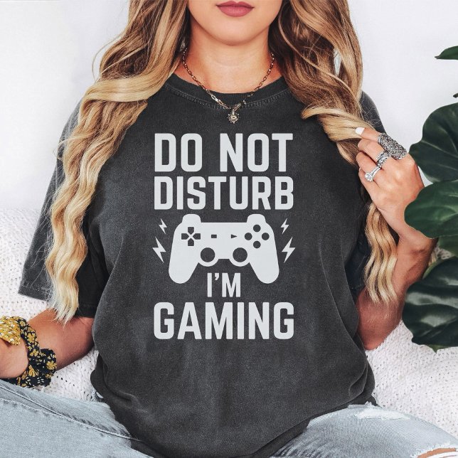Stör Ej Spelar Roligt spelkontroller T Shirt (Skapare uppladdad)