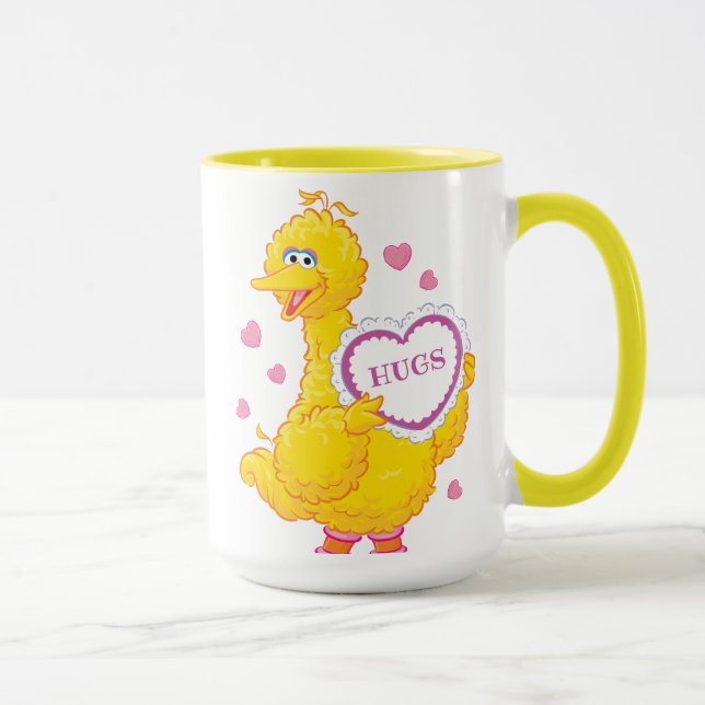 Stor Fågel Alla Hjärtans Dag Mugg (Höger)