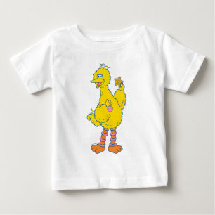 Stor fågel håller julgranskulor t shirt