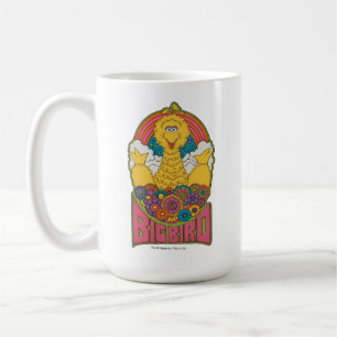 Stor fågel Psykedelisk Kaffemugg