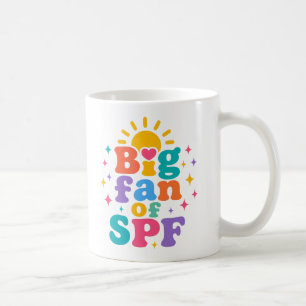 Stor fan av SPF sommar solskydd Kaffemugg