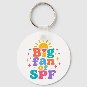 Stor fan av SPF sommar solskydd Nyckelring