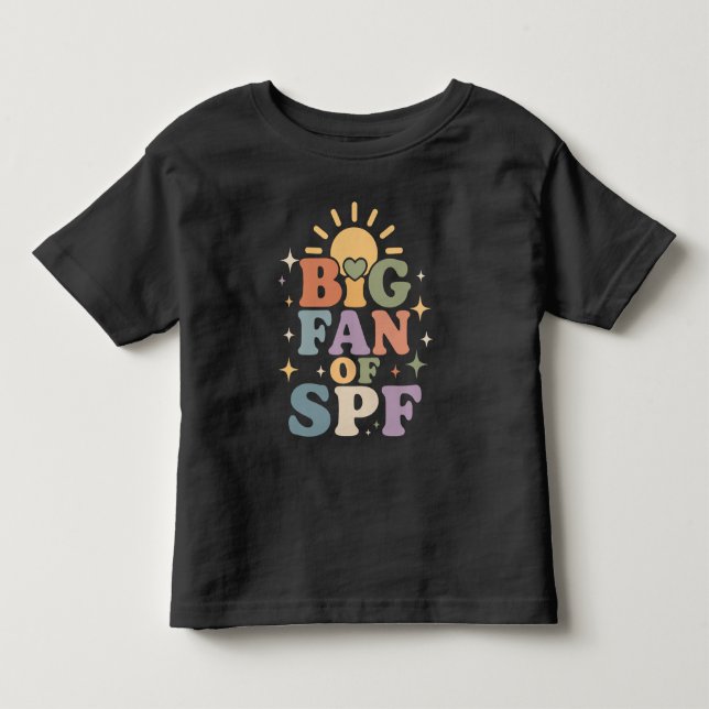 Stor fan av SPF sommar solskydd T Shirt (Framsida)