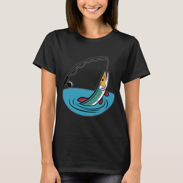 Stor fångst av gädda t shirt (Framsida)