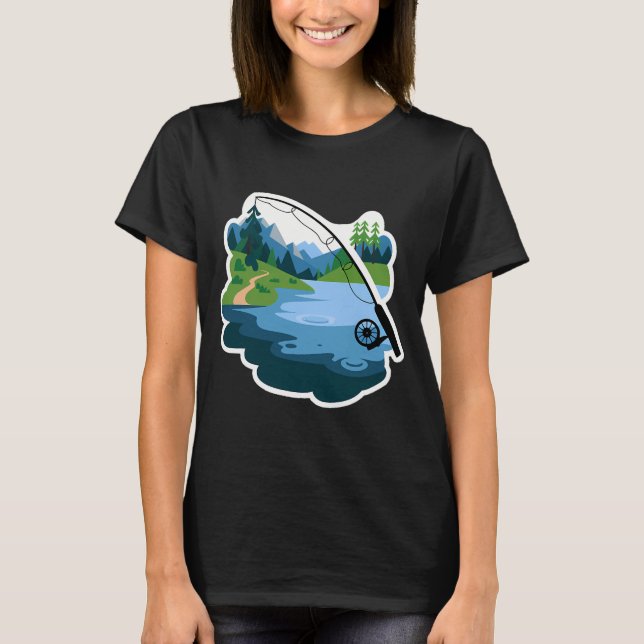 Stor fångst av gädda t shirt (Framsida)