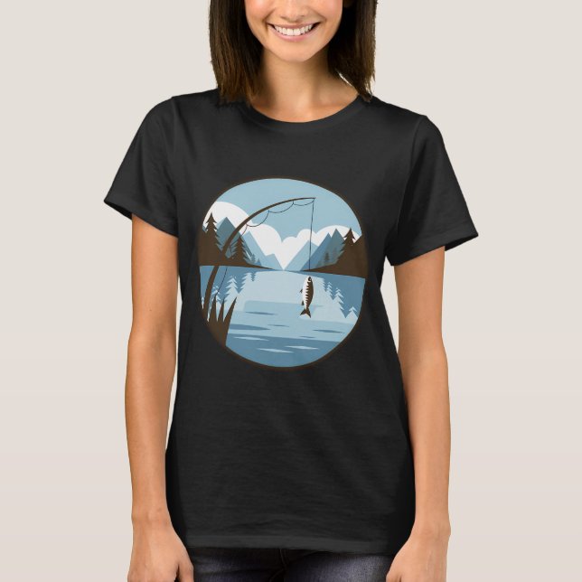 Stor fångst av gädda t shirt (Framsida)