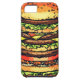 Stor färgrik hamburgare Case-Mate iPhone skal (Baksidan)