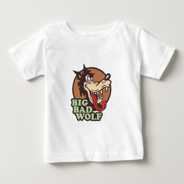 Stor felaktig Varg Tee (Framsida)