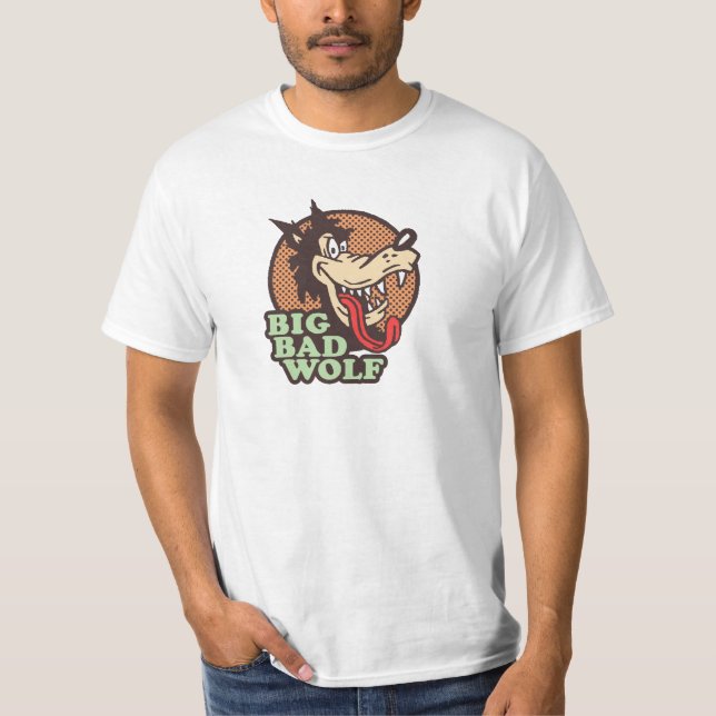 Stor felaktig Varg Tee (Framsida)