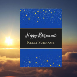 Stor firande! Grattis på pensionen Lyckönskningsko Kort