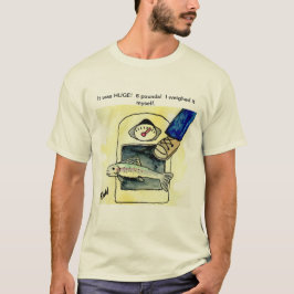 Stor fisk fib rolig t-shirt