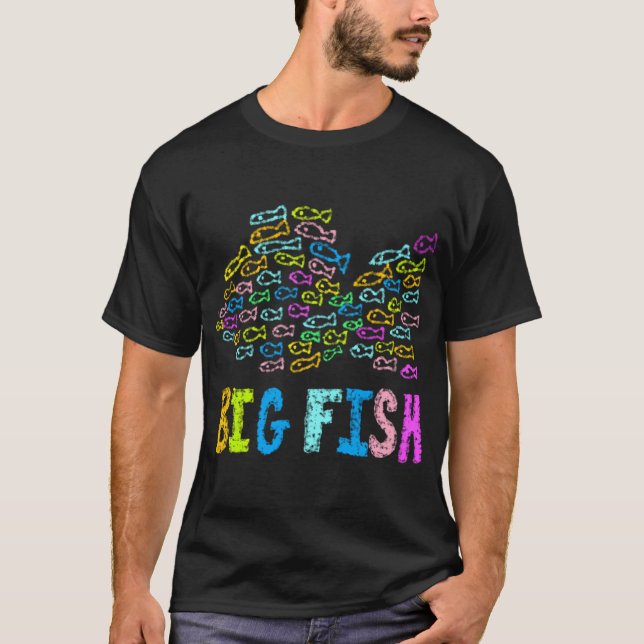 stor fisk t shirt (Framsida)