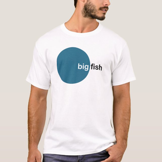 Stor fisk t-shirt (Framsida)