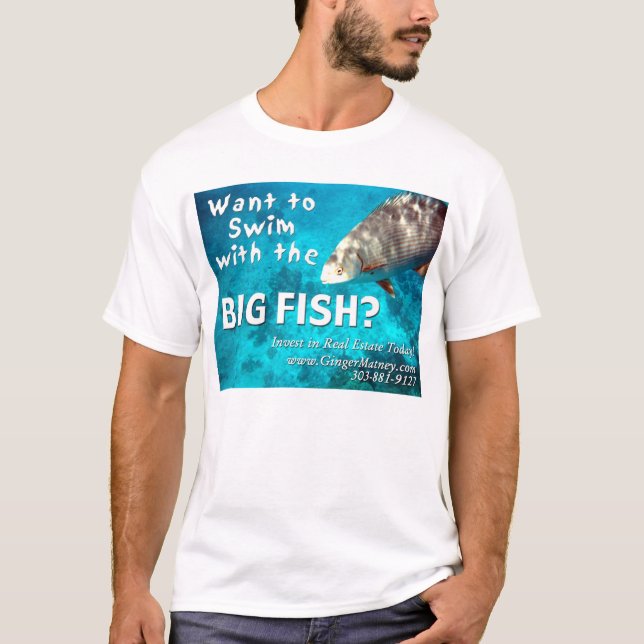 Stor fisk tee (Framsida)