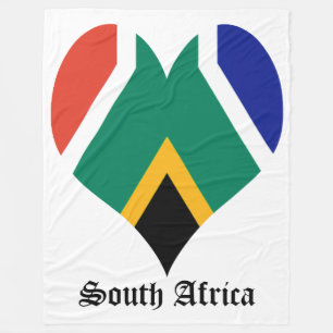 Stor flagga av Sydafrika Bokke Fleecefilt