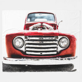 Stor Fleece Blanket Lastbil