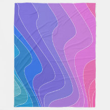 Stor Fleece Blanket, modern, abstrakt, färgstark,