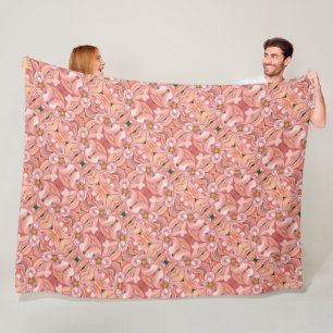 Stor Fleece Blanket Peach Dahlia