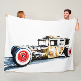 Stor Fleece Blanket Råtta Rod