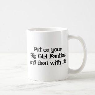 Stor flickaunderbyxor kaffemugg