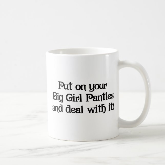 Stor flickaunderbyxor kaffemugg (Höger)