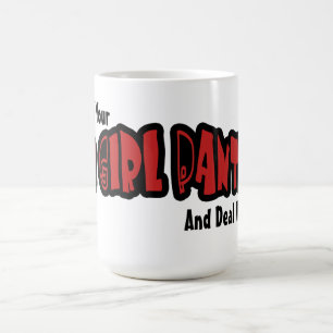 Stor flickaunderbyxormugg kaffemugg