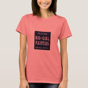 Stor flickaunderbyxorutslagsplats tee