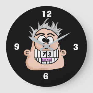 Stor Flinare ham Radio Operator Wall Clock Klocka