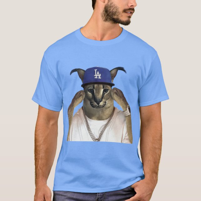 Stor Floppa Rappare vän T Shirt (Framsida)