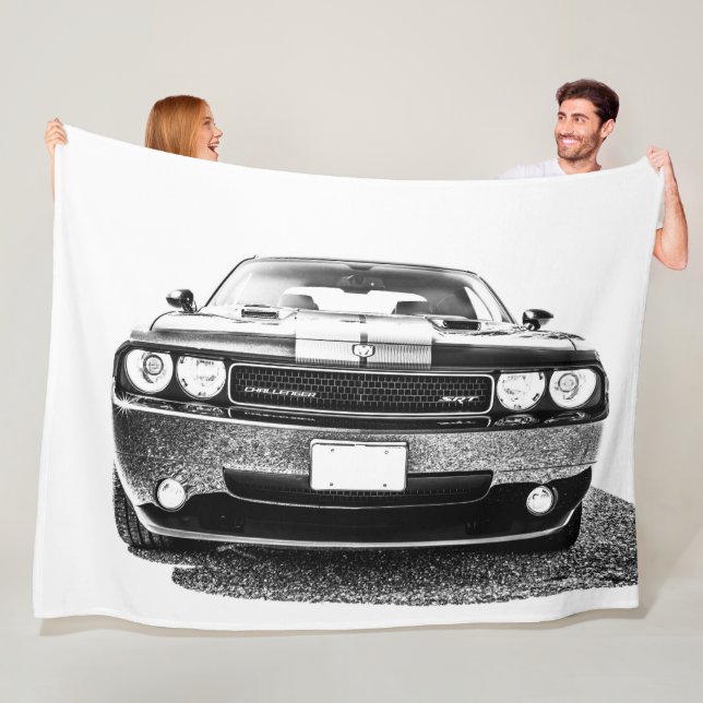 Stor Flygtäcke Muscle Car Fleecefilt (På plats)