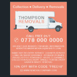 Stor flyttal, reklam för företag för borttagning reklamblad<br><div class="desc">Stora borttagningsbehållare,  Reklamflygblad för borttagningsföretag från Affärskortet Store.</div>