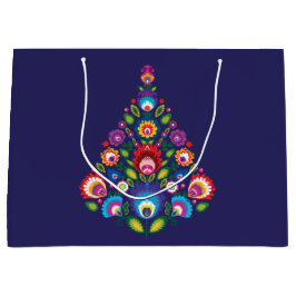 Stor folklig julklapp med anpassningsbar-meddeland