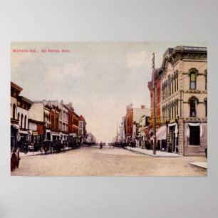 Stor forMichigan Michigan aveny Poster