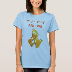 Stor fot ankaskjorta tee shirt