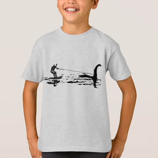 Stor fot och Nessie Tee Shirt (Framsida)
