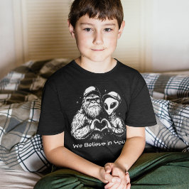 Stor fot och utomstående positiv bekräftelse funny t shirt