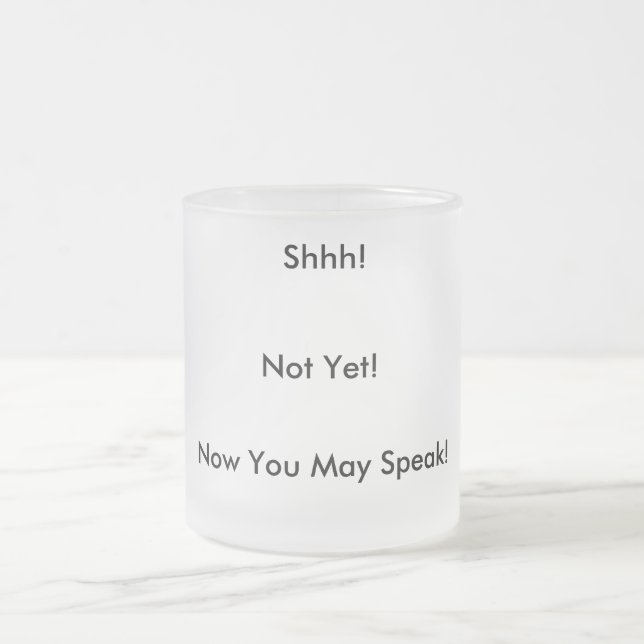 Stor frostad kaffemugg (Center)