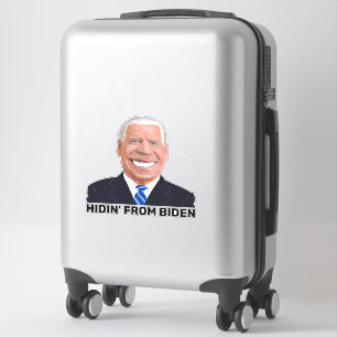 STOR FUNNY HIDIN' FRÅN JOE BIDEN DECALS KLISTERMÄRKEN