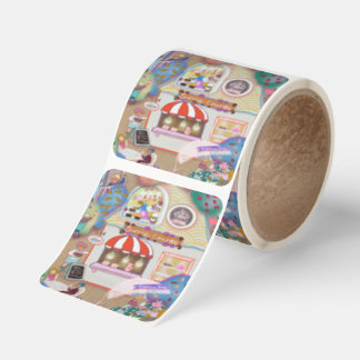 Stor fyrkantig dekal – Inspirerande konstnärlig de Fyrkantigt Klistermärke